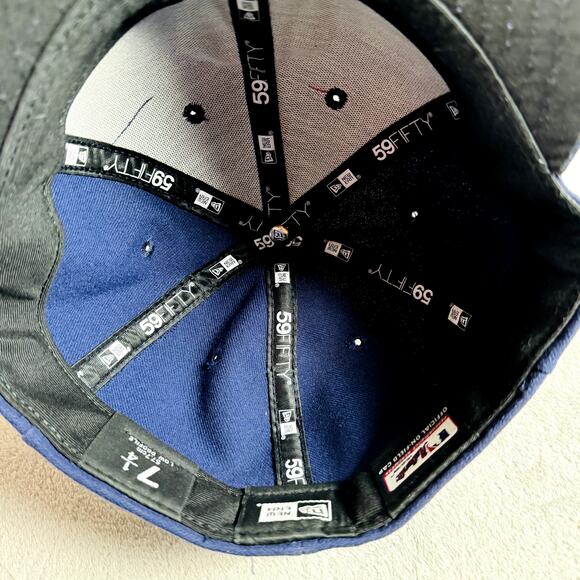 Milwaukee‎ Brewers Hat Cap Men's OSFM Fitted 7 1/4 New Era 59Fifty Baseball MLB - Picture 7 of 9